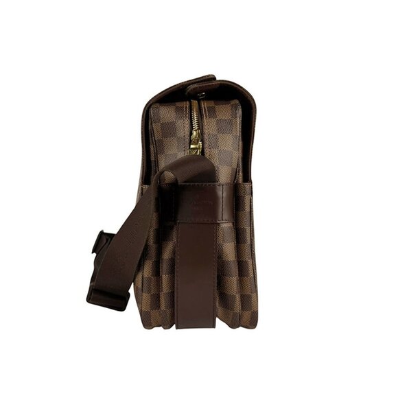 LOUIS VUITTON Brown Damier Leather Shoulder Bag - Picture 2 of 5